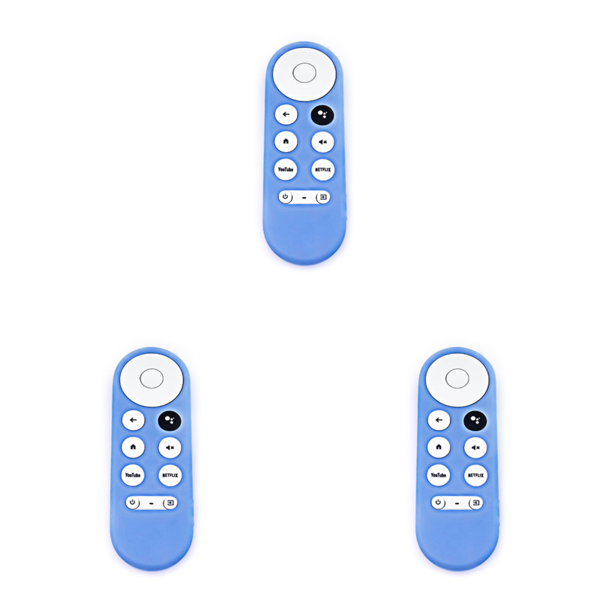 Funda de silicona con mando a distancia para Google Chromecast 2020 (azul marino)