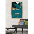thumbnail image 2 of NHL San Jose Sharks - Logo 14 Wall Poster, 22.375" x 34", Framed, 2 of 3
