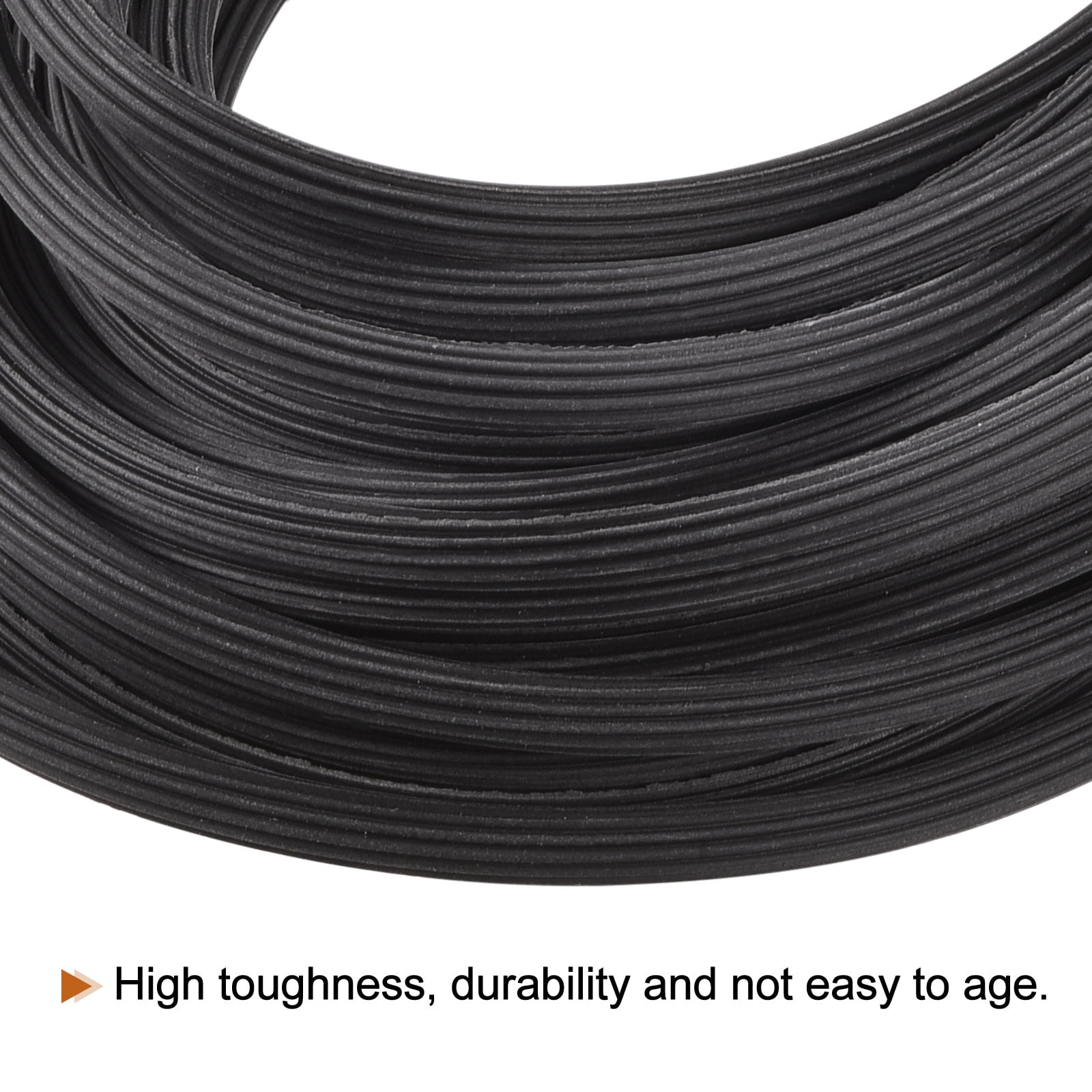 Unique Bargains Polyvinyl Chloride Screen Spline Hollow Core 12M/39.37Ft L 3.5mm OD