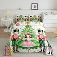 thumbnail image 2 of Homewish Boys Girls Xmas Nutcracker Bedding Comforter Set 2pcs,Dance Ballet Princess Twin Comforter Sets Microfiber,Merry Christmas Breathable Bedding Set,Luxury Bedroom Decor,Reversible, 2 of 8