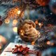 thumbnail image 5 of Adornos navideños Chopper de 8 cm con diseño de animales del bosque, para árbol de Navidad, regalo navideño, decoración colgante, decoración de jardín, decoración navideña y de Halloween., 5 of 6