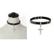 thumbnail image 4 of Collar para mujer, joyería para mujer, joyería para mujer, collar gótico de anime, collar simple, gargantilla para entusiastas, collar para mujer, gargantilla, joyería (negro), collar, 4 of 5