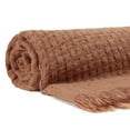 thumbnail image 3 of Chanasya Textured Waffle Acrylic Throw Blanket With Tassels - Lightweight and Super Soft Modern Woven Blanket for Couch, Home, Living Room, and Bedroom Décor(50x65 Inches) Blanket, 3 of 6