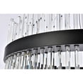 thumbnail image 6 of Dallas 32 inch round crystal pendant in black, 6 of 9