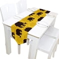 thumbnail image 7 of 13x90in SKYSONIC Rectangle Floral and Elephants Printed Table Runner for Wedding Birthday Holiday, 7 of 7