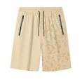 thumbnail image 3 of LONKITO Summer Mens Shorts with Pockets Zipper, Quick Dry Lightweight Beach Shorts, 2026 Fashion Swim Trunks for Vacation Hawaiian, 3 of 8