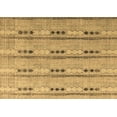 thumbnail image 1 of Ahgly Company Indoor Rectangle Abstract Brown Modern Area Rugs, 5' x 7', 1 of 4