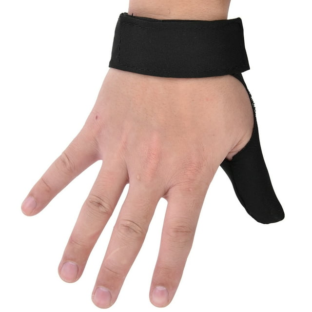Protège-pouce de Jeu de Quilles Ajustable Main Droite/gauche Prise pour Doigt Gants de Jeu de Quilles pour Tennis Badminton