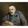 thumbnail image 2 of Aleksander Krawczyk 23x20 Gold Ornate Framed and Double Matted Museum Art Print Titled - Portrait of Jozef Piłsudski (1933), 2 of 4