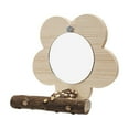 thumbnail image 3 of Ximing Bird Mirror Parrot Climb Toy Climbing Standing Bird Play Mirror Parrot Interactive Play Toys for Macaws , Brown, 3 of 9