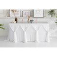 thumbnail image 4 of DIY Croix Noeud Jupe de Table en Tulle pour Bébé Douche Fête d'Anniversaire Mariage Rond/rectangle Décor de Table, 4 of 8