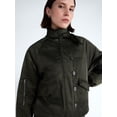 thumbnail image 5 of Free Assembly Women's Bow Tie Bomber Jacket, Sizes XS-XXL, 5 of 6