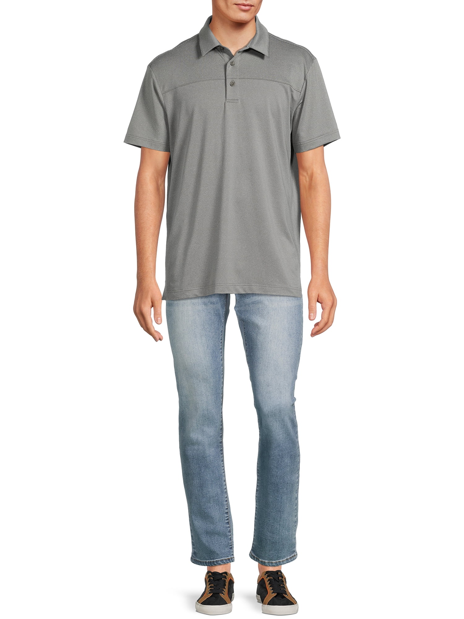 George Men's Short Sleeve Elevated Polo Shirt