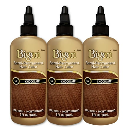 Bigen Semi-Permanent Hair Color C2 Chocolate 3-Pack