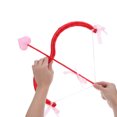 thumbnail image 4 of juego de flechas de espuma con forma de arco de Cupido para cosplay, fiestas y fotografía., 4 of 7