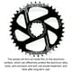 thumbnail image 4 of Platos para bicicleta de montaña Wosthever 32T/34T/36T/38T/40T bandeja profesional de un solo disco negro, 4 of 6