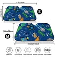 thumbnail image 2 of Goofa Dinosaur In Space Printed Car Windshield Sunshade,Foldable Reflective Sun Visor,UV Protection Heat Blocker Sunshade,Car Cooling Accessory-Small, 2 of 7