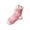 Pink, variant on Squeaky Plush Sock Dog Toy, Cartoon Stuffed Animal Toy for Teeth Cleaning and Boredom Relief for Small Dogs, Red