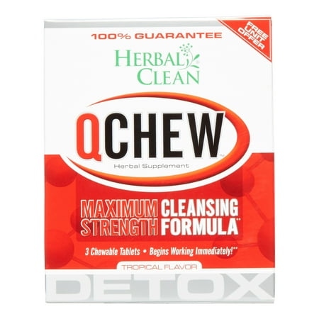 Bng Enterprises Natural - Bng Enterprises QClean Chewable Tropical, 3 Ct