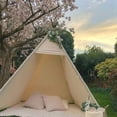 thumbnail image 4 of Carpa tipo tipi RONGFA para adultos y niños, blanca, 4 of 5