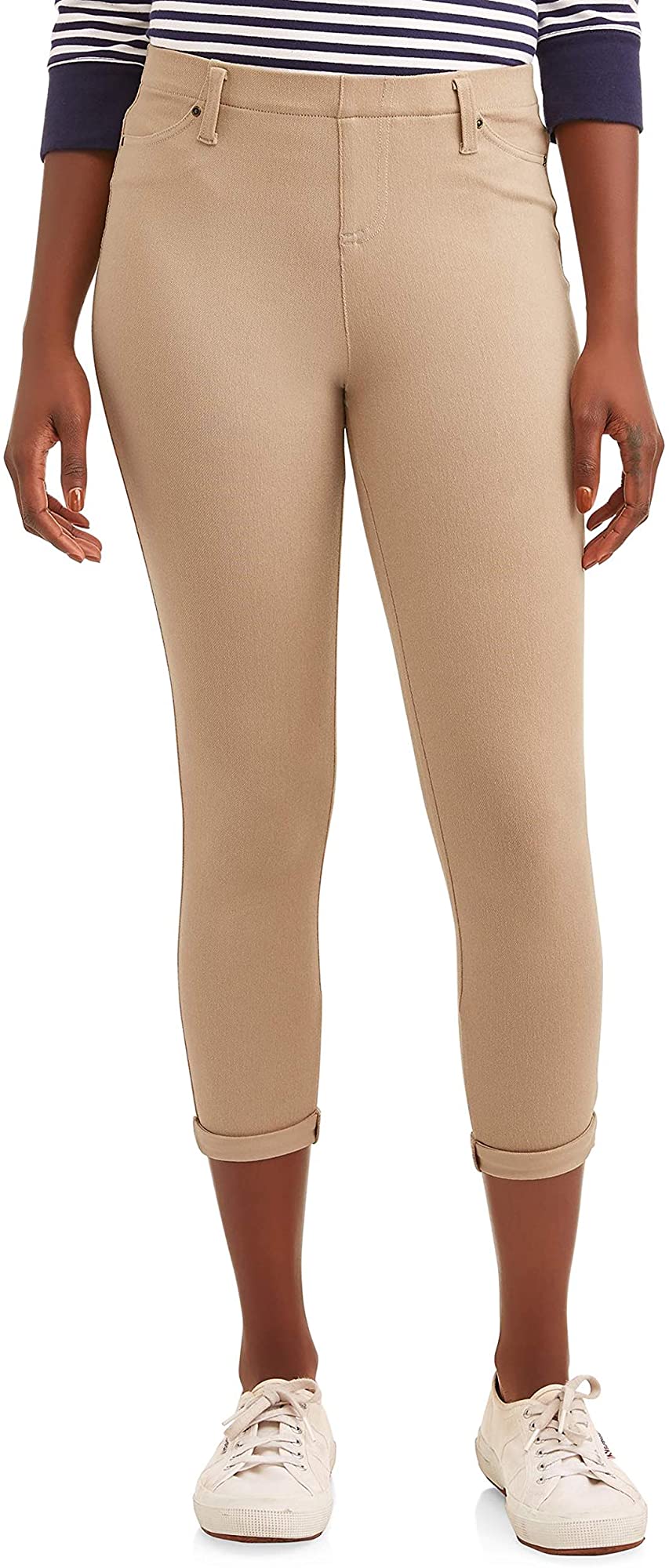 Time and Tru Womens Mid Rise Stretch 