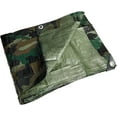 thumbnail image 4 of KOTAP 12 x 16 Ft. All-Purpose 7-mil Poly Tarp, Camouflage, Waterproof, Green/Black, TCM-1216, 4 of 4
