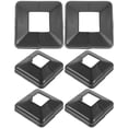 thumbnail image 4 of 6pcs Vinyl Post Skirt Vinyl Fence Post Cups Post Trim Replacement Vinyl Post Sleeves, 4 of 8
