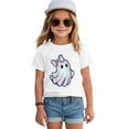 thumbnail image 4 of HCNTES Bruh Ghost Halloween Pumpkin Candy Men Boys Teens Kids T-Shirt(R447-White,7-8 Years), 4 of 5