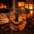 thumbnail image 5 of AuroraX Halloween Cups Plastic Witches Glass Coffee Cups with Lids,Personalized Funny Clear Gift for Halloween Holiday, 5 of 7