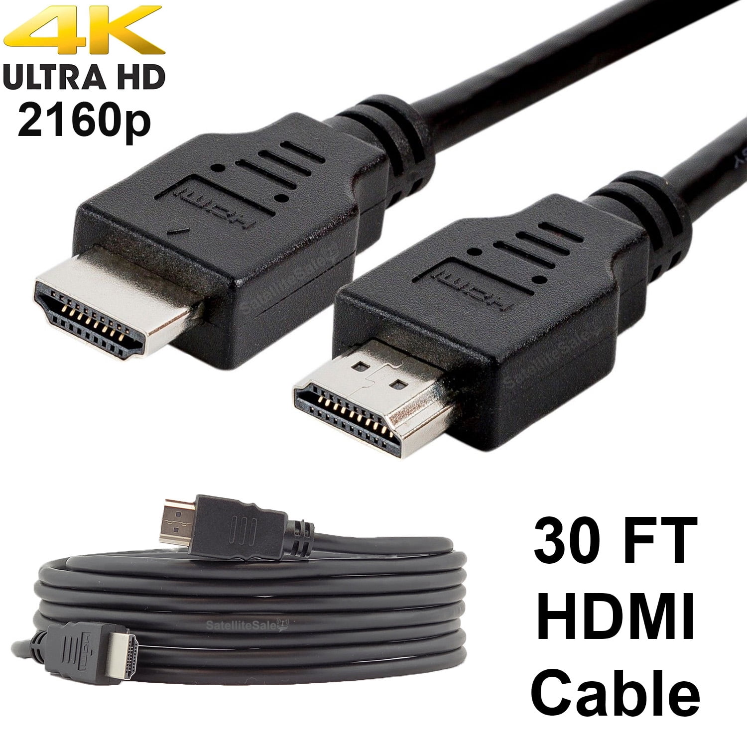 30 FT PREMIUM HDMI CABLE BLURAY 3D DVD PS4 HDTV XBOX LED LCD 2160P 4K