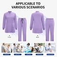 thumbnail image 7 of VIAOLI Women's Medical Scrub Set - Half-Zip Mid-Length Top with Drawstring Pants, for Nurse Uniform, Multiple Colors, 7 of 7