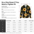thumbnail image 4 of Rocae Sunflowers3 Print Breathable Sun Protection Hoodie Quick-Dry Lightweight Long Sleeve Hoodie Unisex Running Sports Shirt Small, 4 of 9