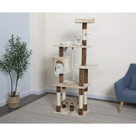 UPC: 0810602020791 | Go Pet Club Busy Box Condo 67 in. Cat Tree