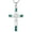 Abalone Shell, variant on Celtic Cross Opal Necklace 925 Sterling Silver Irish Knot Infinity Cross Pendant Christian Religious Faith Jewelry Gift for Women Her, 18" to 20" Chain