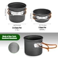 thumbnail image 3 of Kit de utensilios de cocina para acampar Odoland, 8 piezas, aluminio antiadherente, 3 of 7