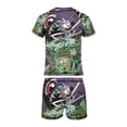 thumbnail image 6 of Rick And Morty Boys 2-Piece Swimsuit Set, Short Sleeve Rash Guard & Swim Trunks, 6 of 7