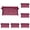 O*5, variant on 2 PCS Mesh Zipper Pouch Makeup Bags Set, Portable Mesh Cosmetic Bag Travel Toiletry Storage Bags Pencil Purse Organizer Pouches for Home Office Daily or Traveling Accessories Keep Small Items