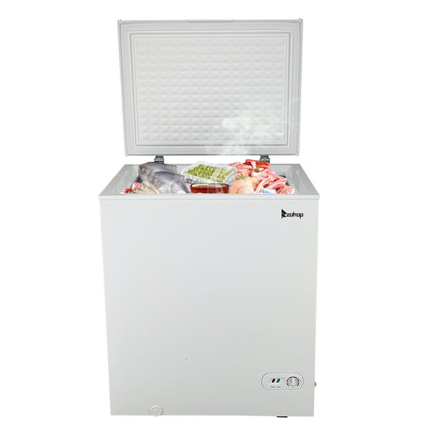 143L/5.0 CU.FT Single Door Upright Refrigerator Freezer, Portable Mini Refrigerator for Home Office