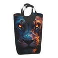 thumbnail image 2 of KLL Forest Cool Lion Laundry Hamper,Large Canvas Fabric Lightweight Storage Basket Toy Organizer Dirty Clothes Collapsible Waterproof, 2 of 6