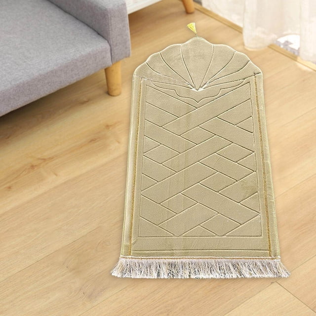 ziyahi Portable Soft Muslim Carpet Area Rugs Eid Wedding Birthday Present Green