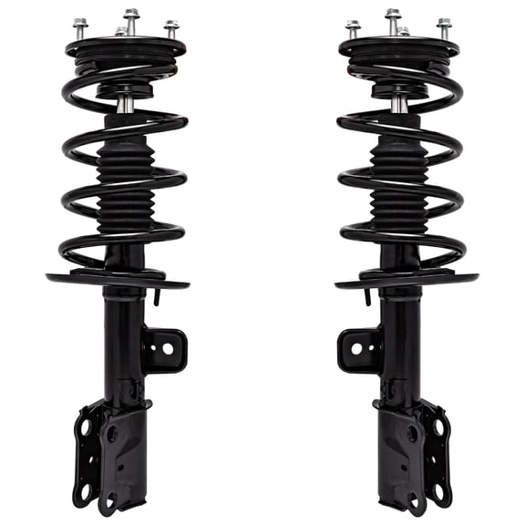 Detroit Axle - Front 2pc Struts for 2013-2019 Ford Taurus, 2 Struts w/ Coil Springs Assembly 2014 2015 2016 2017 2018 Replacement