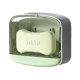 thumbnail image 1 of Jabonera grande con bandeja de drenaje, soporte impermeable para jabonera, mantiene las barras de jabón secas, caja adhesiva para jabón montada en la pared para ducha, baño, bañera, 1 of 5