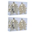 thumbnail image 1 of Festival Plastic Leaf Shape Hangings 2Boxes Pack Varied Color And Form For Christmas Tree Embellishment Red, 1 of 5