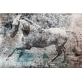 thumbnail image 2 of OnRei 18x13 White Modern Wood Framed Museum Art Print Titled - Pushing Through, 2 of 4