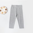 thumbnail image 4 of BRGZLK Girls Capri Leggings Solid Color High Waisted Soft Comfy Athletic Legging Stretch Comfortable Tights for Dance Yoga Workout Running Gray A 4-5 Years, 4 of 8