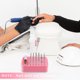 thumbnail image 4 of Soporte para brocas de uñas 2 en 1, organizador de brocas de uñas a prueba de polvo con 30 orificios, estuche para cepillo de limpieza de brocas de uñas, soporte para brocas de uñas a prueba, 4 of 4