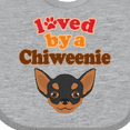 thumbnail image 4 of Inktastic Chiweenie Dog Gift Boys or Girls Baby Bib, 4 of 4