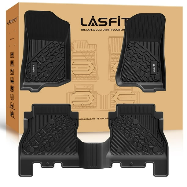 Alfombrillas LASFIT para Jeep Wrangler JL 2018-2025 de 4 puertas