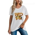 thumbnail image 2 of Women's 100% Cotton Cozy T-Shirt Elvis Graphic Design, 2 of 9