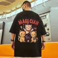 thumbnail image 5 of Camisetas con estampado divertido de Anime Magi Cian Cat para hombre, camisetas casuales de algodón de verano, camisetas de manga corta, camisetas de cuello redondo Y2K, 5 of 5